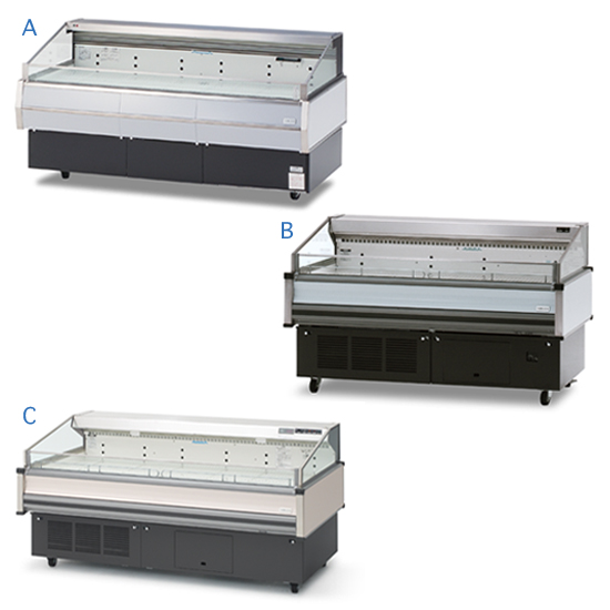 冷蔵オープンケース レンタル商品 | 株式会社山元
