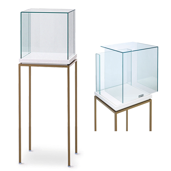 フロートアクリルケース (400角) レンタル商品 株式会社山元
