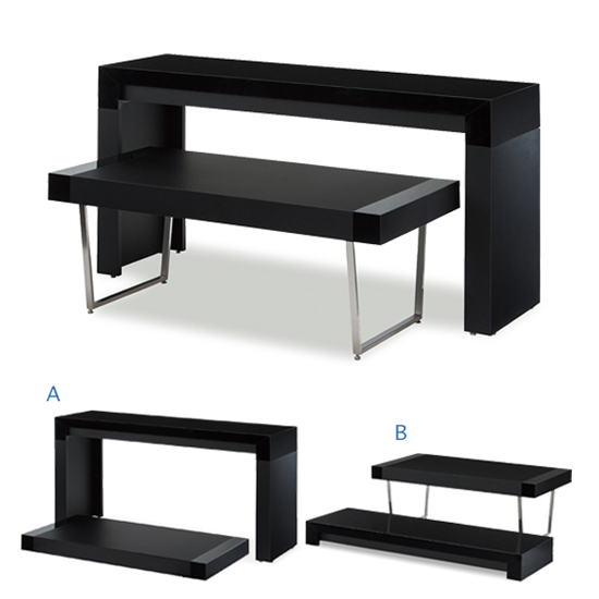 EXテーブル (ブラック) レンタル商品 | 株式会社山元